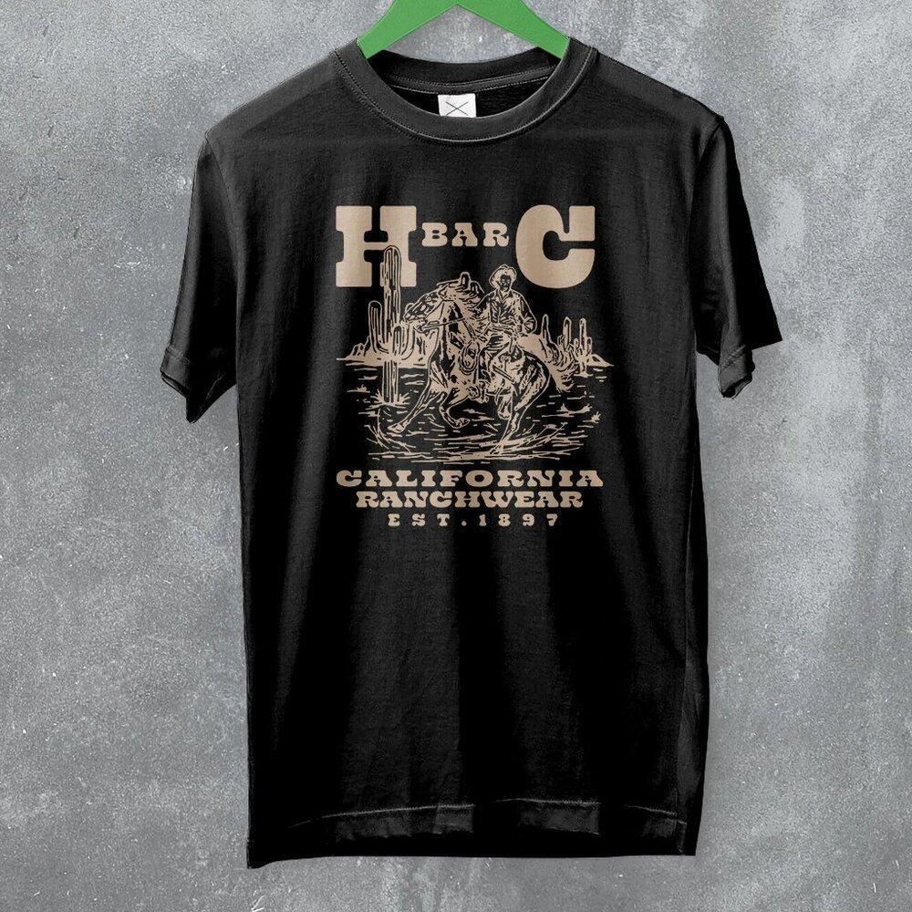 Nature Desert Vibes Cowboy Retro California Wildlife Scenic Art T-Shirt